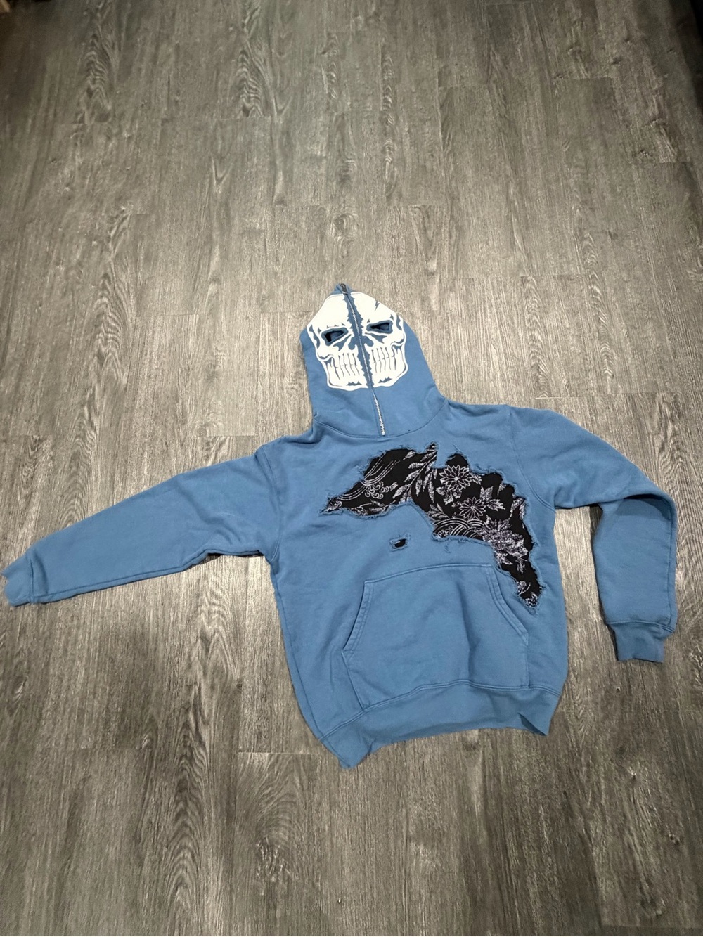 Warren Lotas Face Zip Hoodie